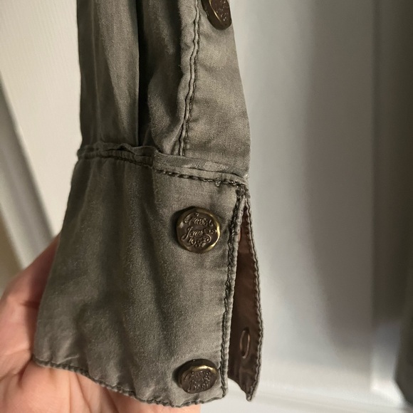 Guess Jeans Cargo Mini Dress in Olive Green - Picture 6 of 8